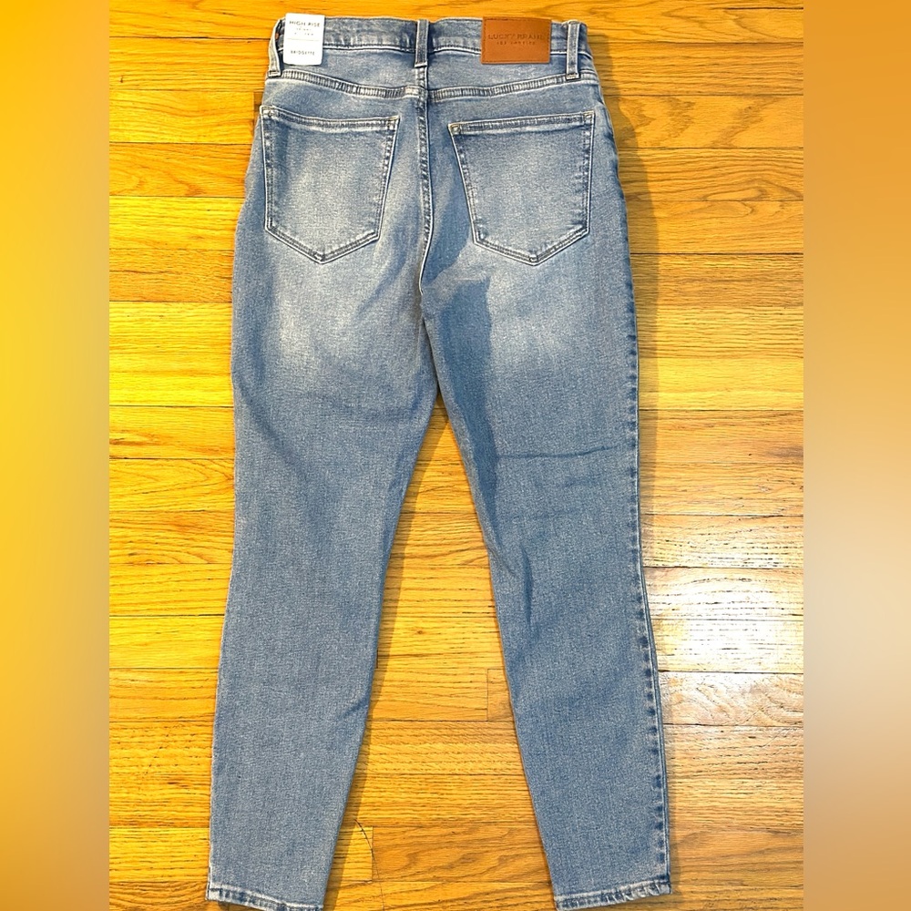 Lucky Brand🍀NWT 6/28A High Rise Skinny Bridgette Jeans, light medium New wTags